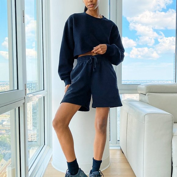 Tna COZYAF Boyfriend Cropped Sweatshirt NWOT - Picture 5 of 7